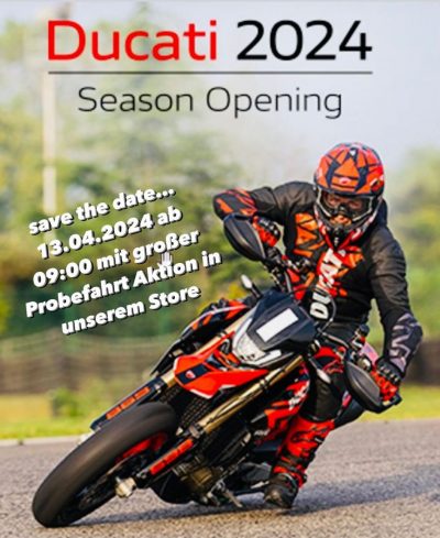 Ducati Saisoneröffnung Motorrad Apel